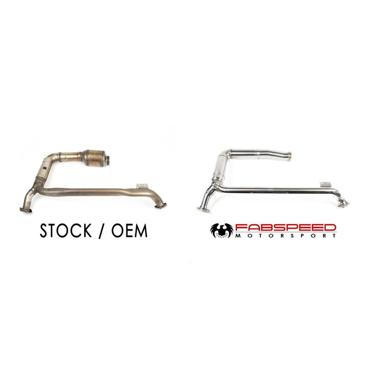 Fabspeed Porsche 718 Boxster / Cayman link comp. Downpipe (2017+)
