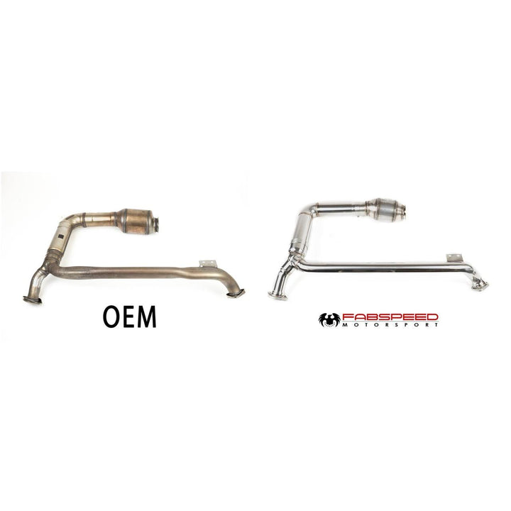 Fabspeed Porsche 718 Boxster / Cayman Sport Cat with Downpipe (2017+)