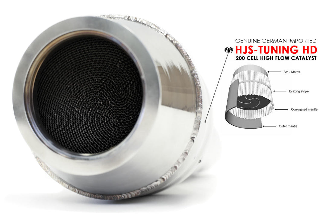 Fabspeed Porsche 718 Boxster/Cayman HJS Sport Catalytic Converter (2017+)