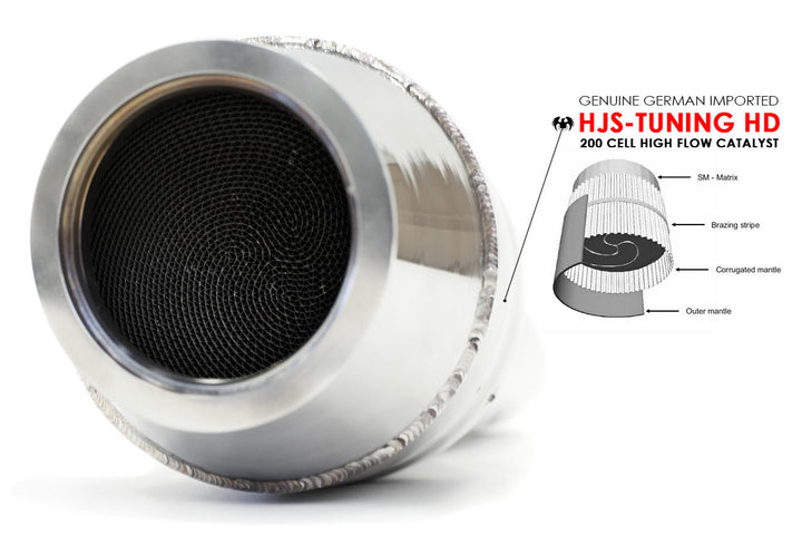 Fabspeed Porsche 718 Boxster/Cayman HJS Sport Catalytic Converter (2017+)