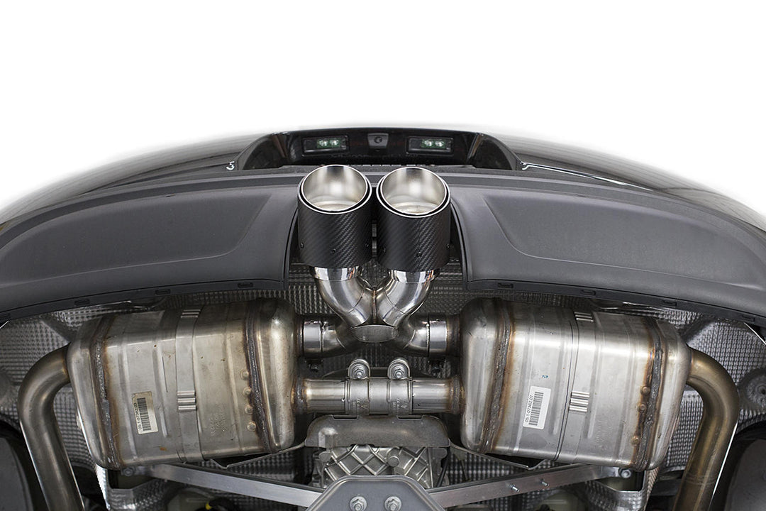 Fabspeed Porsche 718 Boxster/Cayman Maxflo True X-Pipe with Dual Tips (2017+)