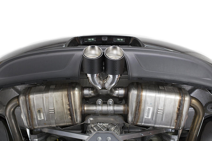 Fabspeed Porsche 718 Boxster/Cayman Maxflo True X-Pipe with Dual Tips (2017+)