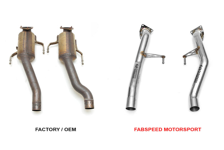 Fabspeed Porsche 955 Turbo / Turbo S Secondary Competition Link Pipes (2002-2007)
