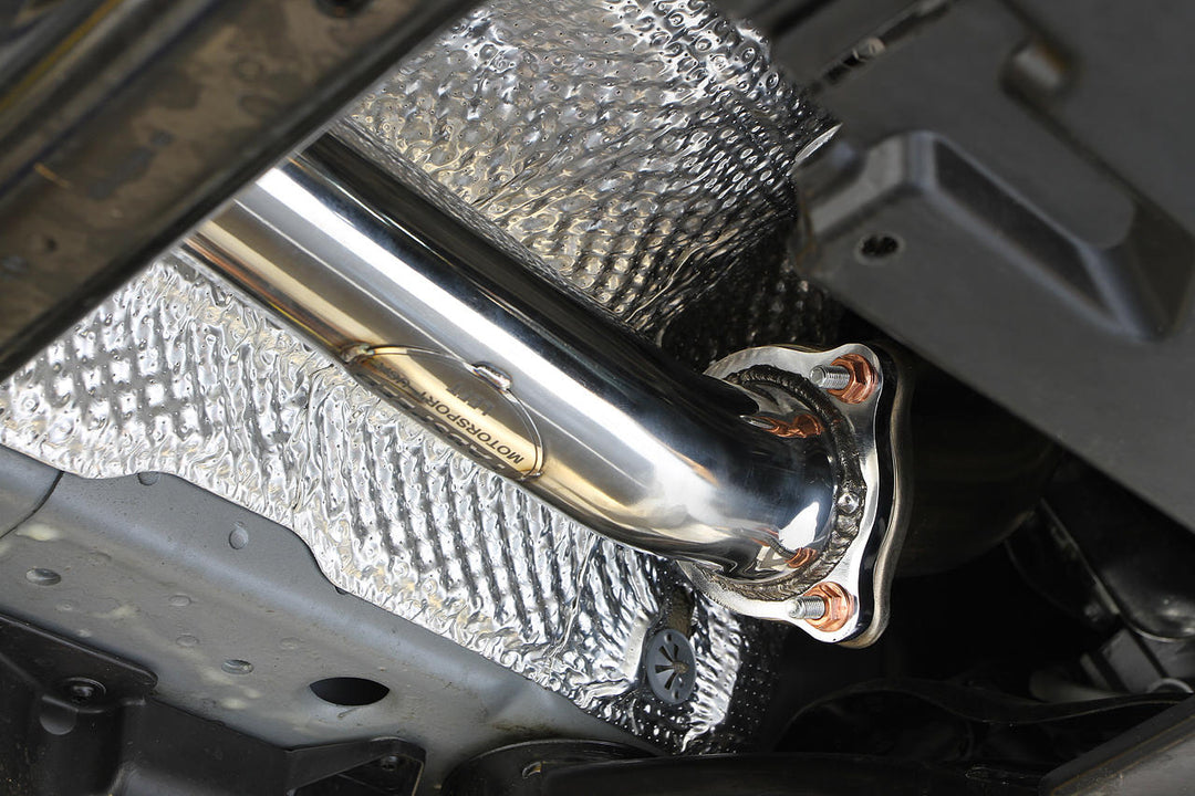 Fabspeed Porsche 958.2 Cayenne Turbo / Turbo S Secondary Competition Link Pipes (2015-2018)