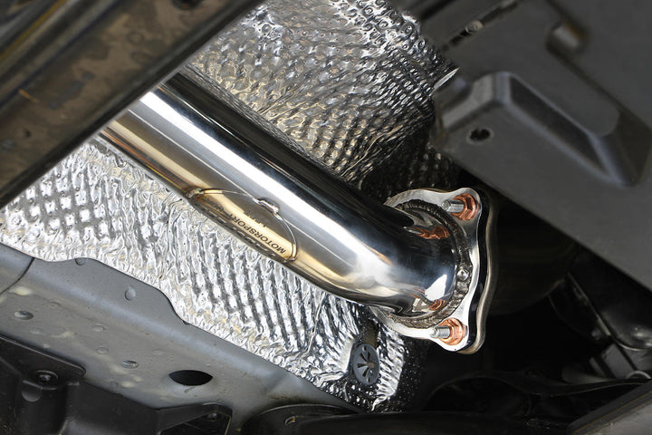 Fabspeed Porsche 958.2 Cayenne Turbo / Turbo S Secondary Competition Link Pipes (2015-2018)