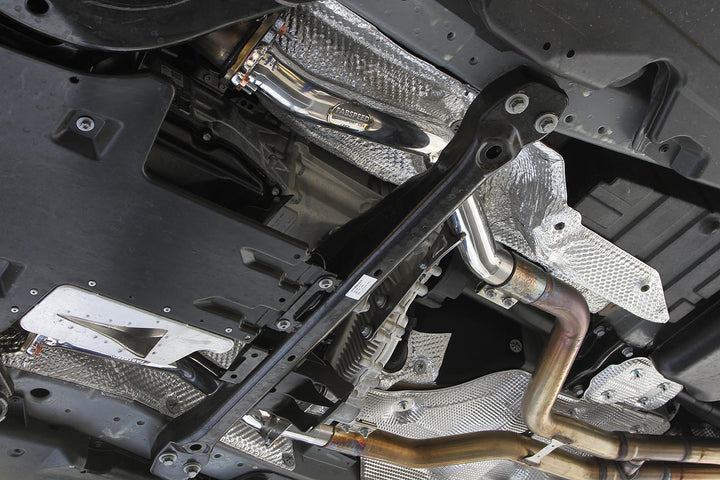 Fabspeed Porsche 958.2 Cayenne Turbo / Turbo S Secondary Competition Link Pipes (2015-2018)