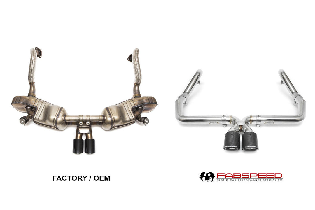Fabspeed Porsche 981 Cayman GT4 Lightweight Competition Exhaust System
