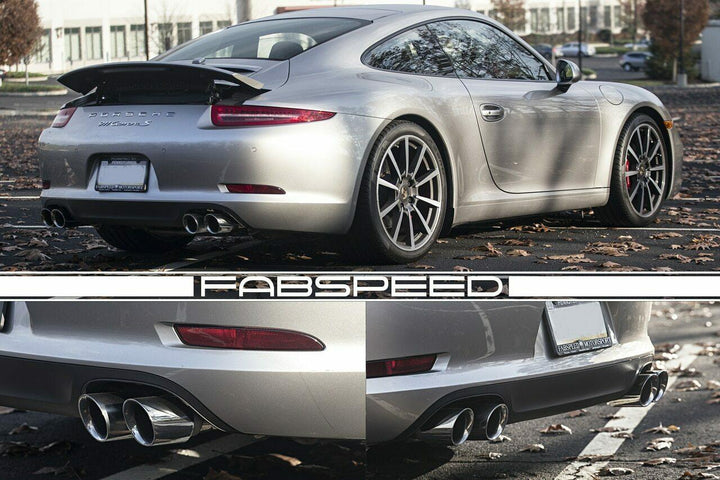 Fabspeed Porsche 991 Carrera Deluxe Quad-Style Tips (PSE / Carrera S) (2012-2016)