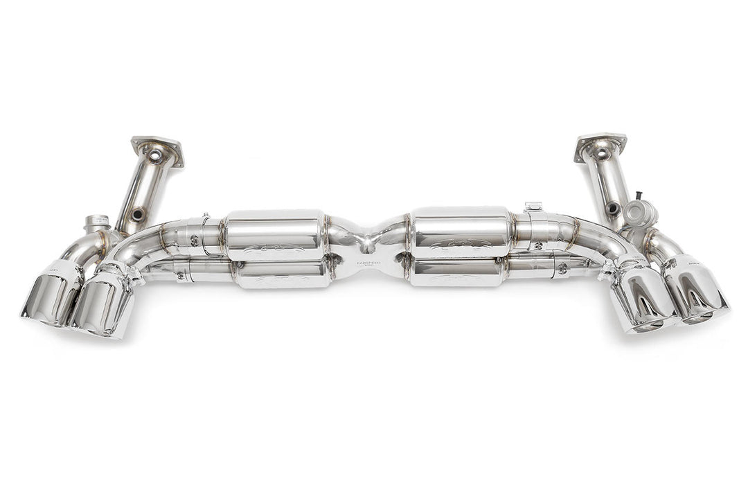 Fabspeed Porsche 991 Turbo / Turbo S Valvetronic Supersport  X-Pipe Exhaust System (2013-2016)