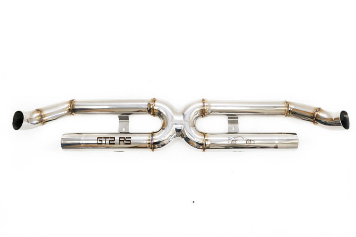 Fabspeed Porsche 991.2 GT2 RS Center Muffler Bypass X-Pipe (2018+)