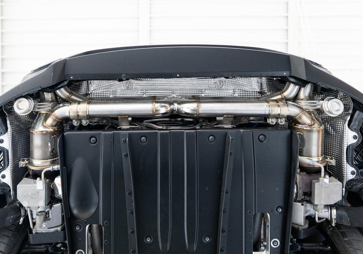 Fabspeed Porsche 991.2 GT2 RS Center Muffler Bypass X-Pipe (2018+)