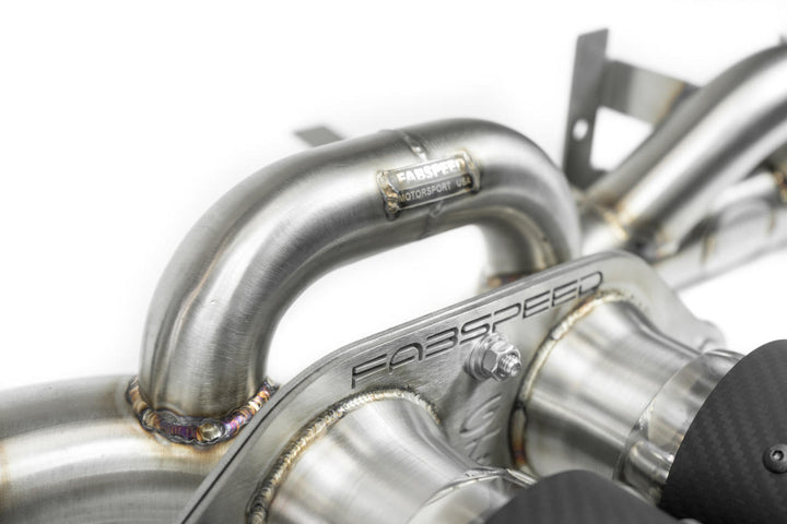 Fabspeed Porsche 991.2 GT3 / GT3 RS Center Muffler Bypass Pipe 2017- 2019