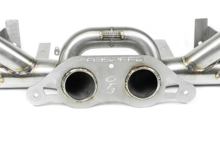 Fabspeed Porsche 991.2 GT3 / GT3 RS Center Muffler Bypass Pipe 2017- 2019