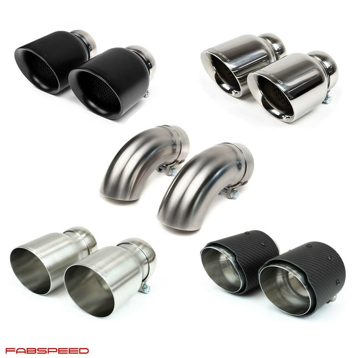 Fabspeed Porsche 991.2 Speedster Deluxe Dual Style Tips (2019-2020)