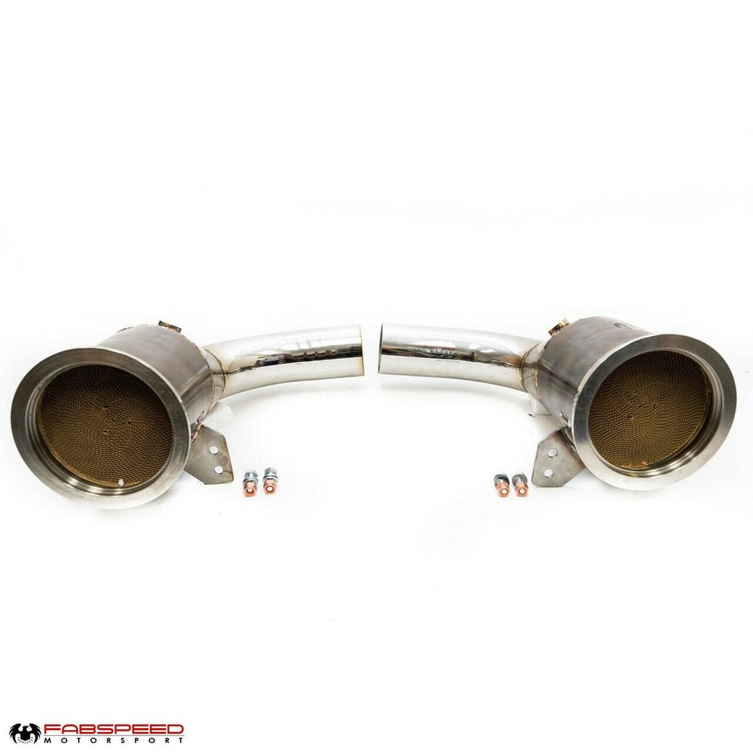 Fabspeed Porsche 992 Carrera Sport Catalytic Converters (2019+)