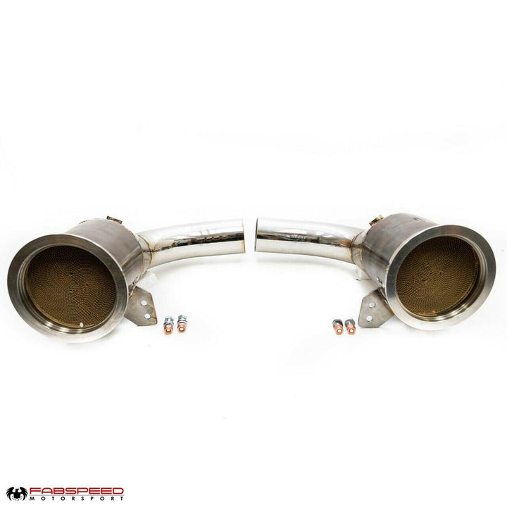Fabspeed Porsche 992 Carrera Sport Catalytic Converters (2019+)
