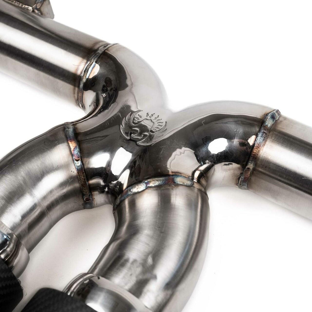 Fabspeed Porsche 992 GT3 / GT3 RS Supercup Cat-Back Exhaust System  NON Valved (2022+)