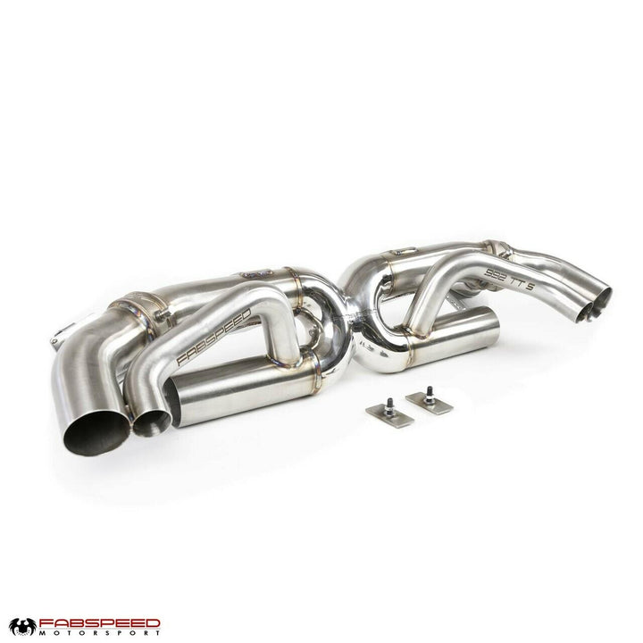 Fabspeed Porsche 992 Twin Turbo / Twin Turbo S Cat-Back Valvetronic Maxflo Exhaust System (2021+)