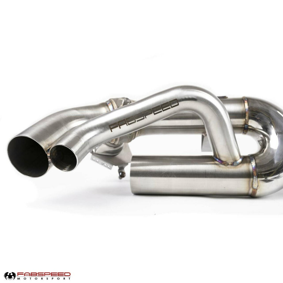 Fabspeed Porsche 992 Twin Turbo / Twin Turbo S Cat-Back Valvetronic Maxflo Exhaust System (2021+)