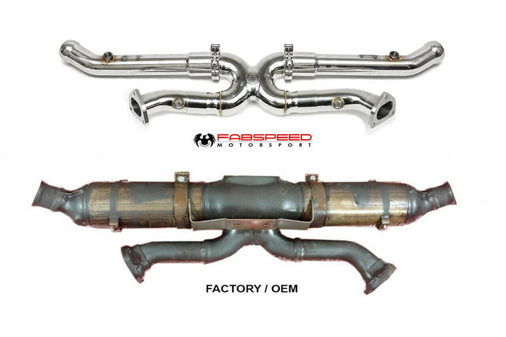 Fabspeed Porsche 993 Carrera link comp. X-Pipe (1994-1998)