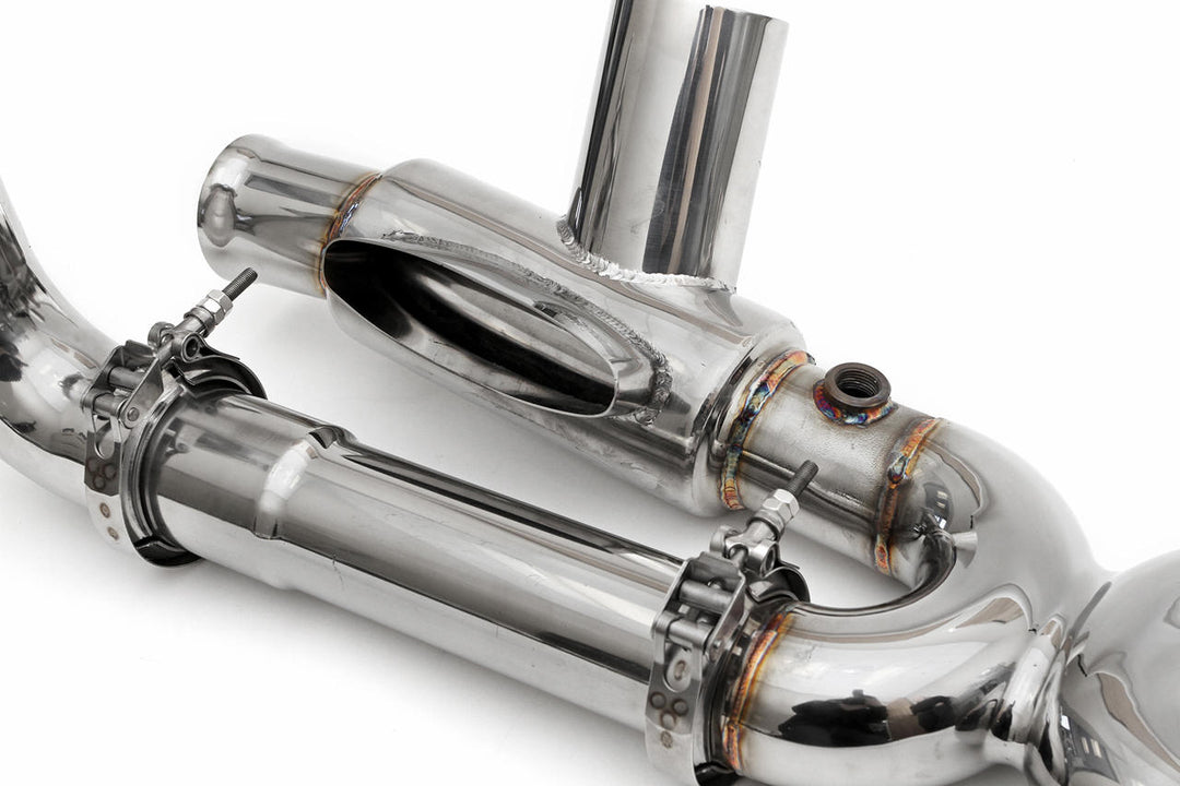 Fabspeed Porsche 993 Turbo Modular Competition Link Pipes. X-Pipe ONLY