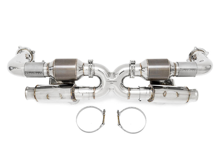 Fabspeed Porsche 993 Turbo Modular Sport Catalytic Converter X-Pipe (1995-1998)