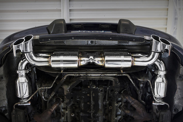 Fabspeed Porsche 996 GT2 70mm Supersport X- Pipe Exhaust System (2001-2005)