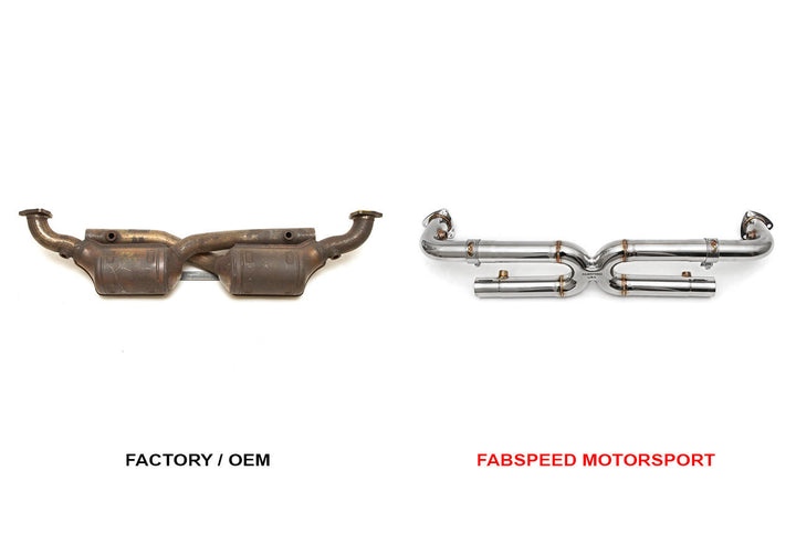 Fabspeed Porsche 996 GT3 link comp. X-Pipe (1999-2005)