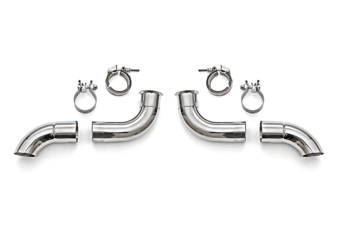 Fabspeed Porsche 996 GT3 Competition Muffler Outlets w/ Adjustable Turndowns