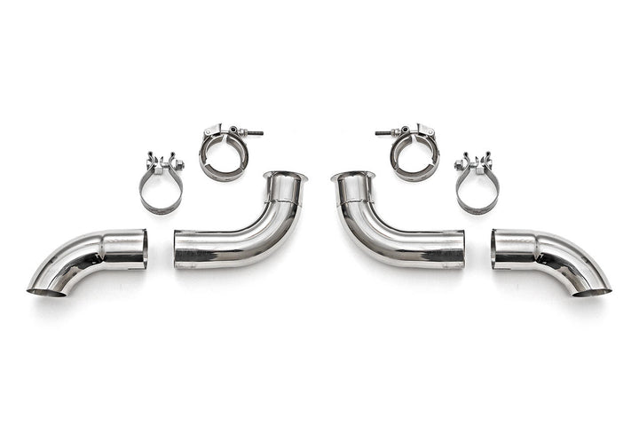 Fabspeed Porsche 996 GT3 Competition Muffler Outlets w/ Adjustable Turndowns