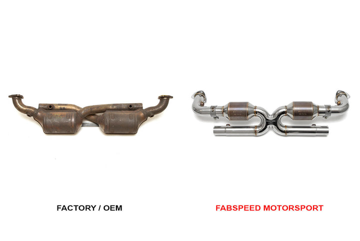 Fabspeed Porsche 996 GT3 Sport Cat X-Pipe (1999-2005)