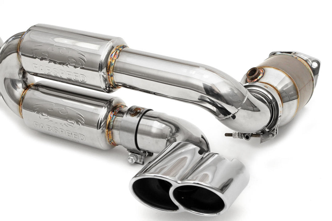Fabspeed Porsche 996 Turbo Supersport 70mm X-Pipe Exhaust System (2000-2005)