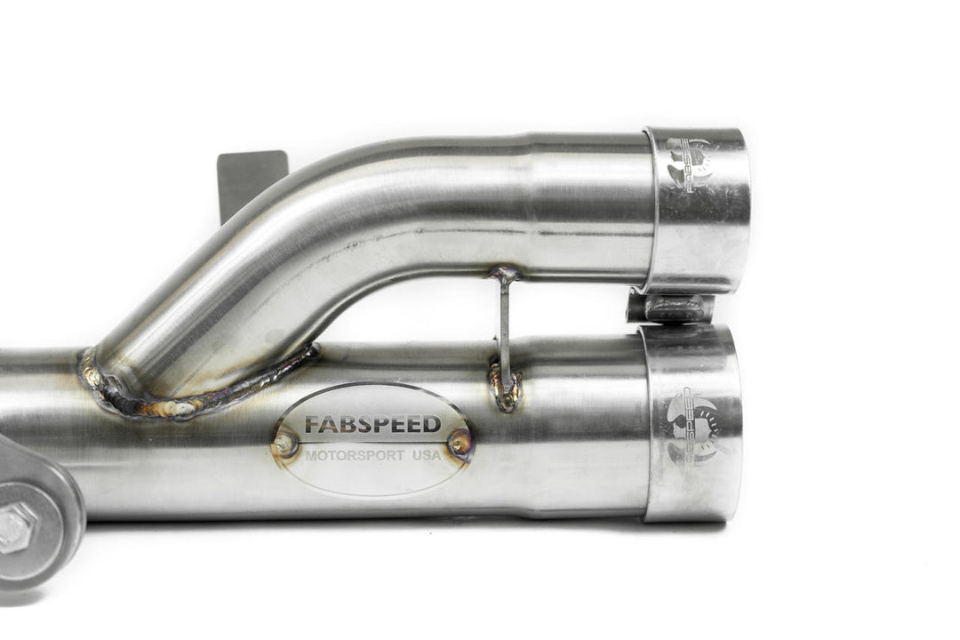 Fabspeed Porsche 997 GT3 / GT3 RS Center Muffler Bypass Pipe