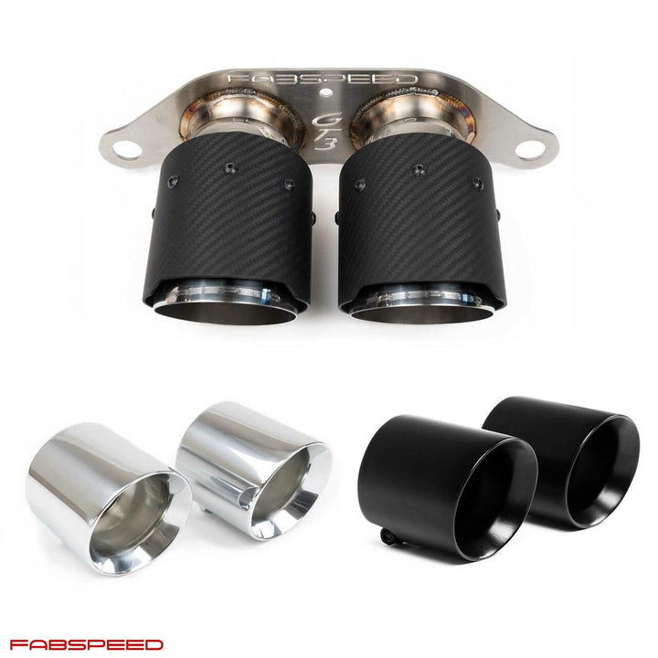 Fabspeed Porsche 997 GT3 / GT3 RS Deluxe Dual Style Tips