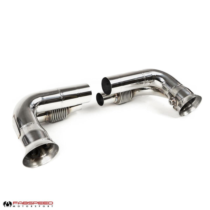 Fabspeed Porsche 997 GT3 / GT3 RS Side Muffler Bypass Pipes