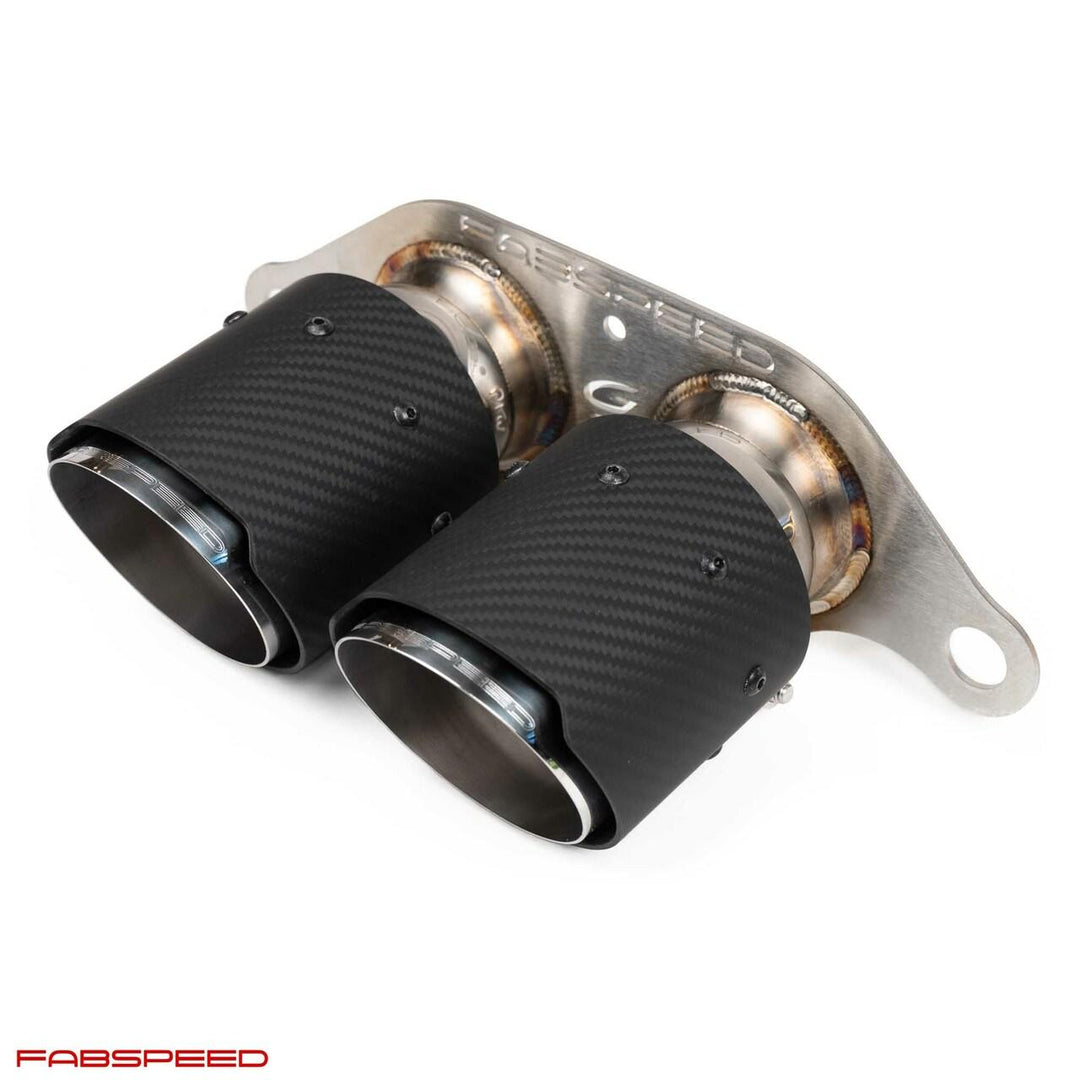 Fabspeed Porsche 997.2 GT3 / GT3 RS Deluxe Dual Style Tips (2010-2011)
