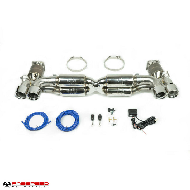 Fabspeed Porsche 997.2 Turbo / Turbo S Valvetronic Supersport X-Pipe Exhaust System (2010-2012)
