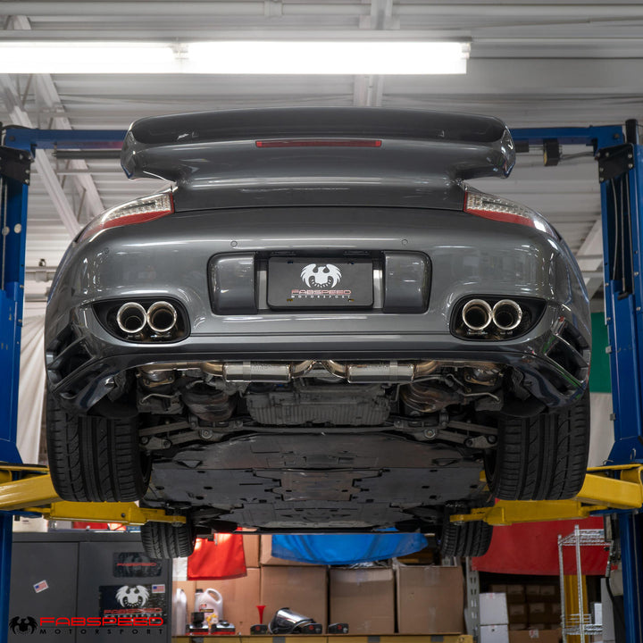 Fabspeed Porsche 997.2 Turbo / Turbo S Valvetronic Supersport X-Pipe Exhaust System (2010-2012)
