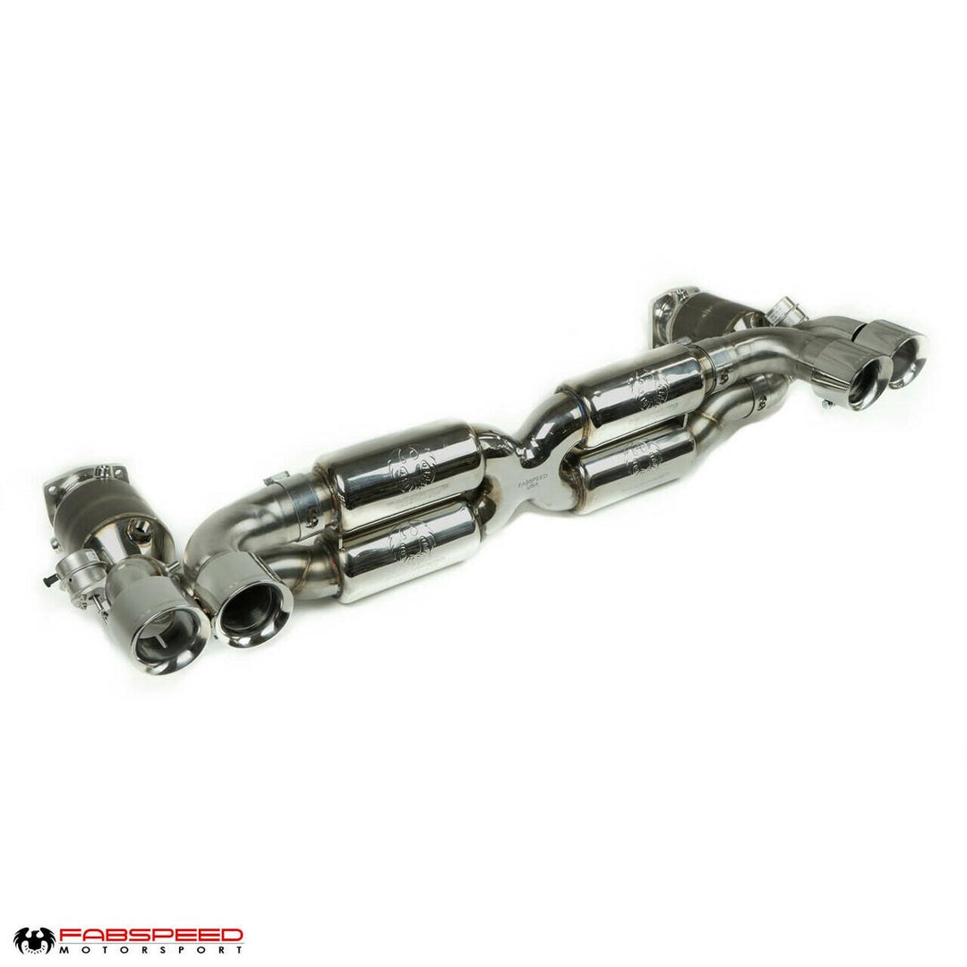 Fabspeed Porsche 997.2 Turbo / Turbo S Valvetronic Supersport X-Pipe Exhaust System (2010-2012)