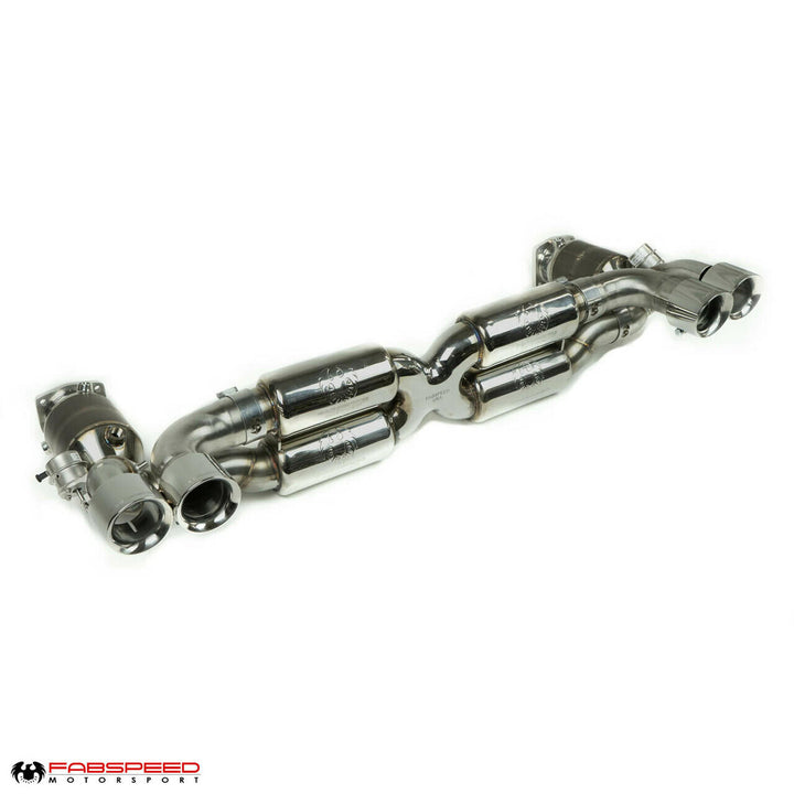 Fabspeed Porsche 997.2 Turbo / Turbo S Valvetronic Supersport X-Pipe Exhaust System (2010-2012)