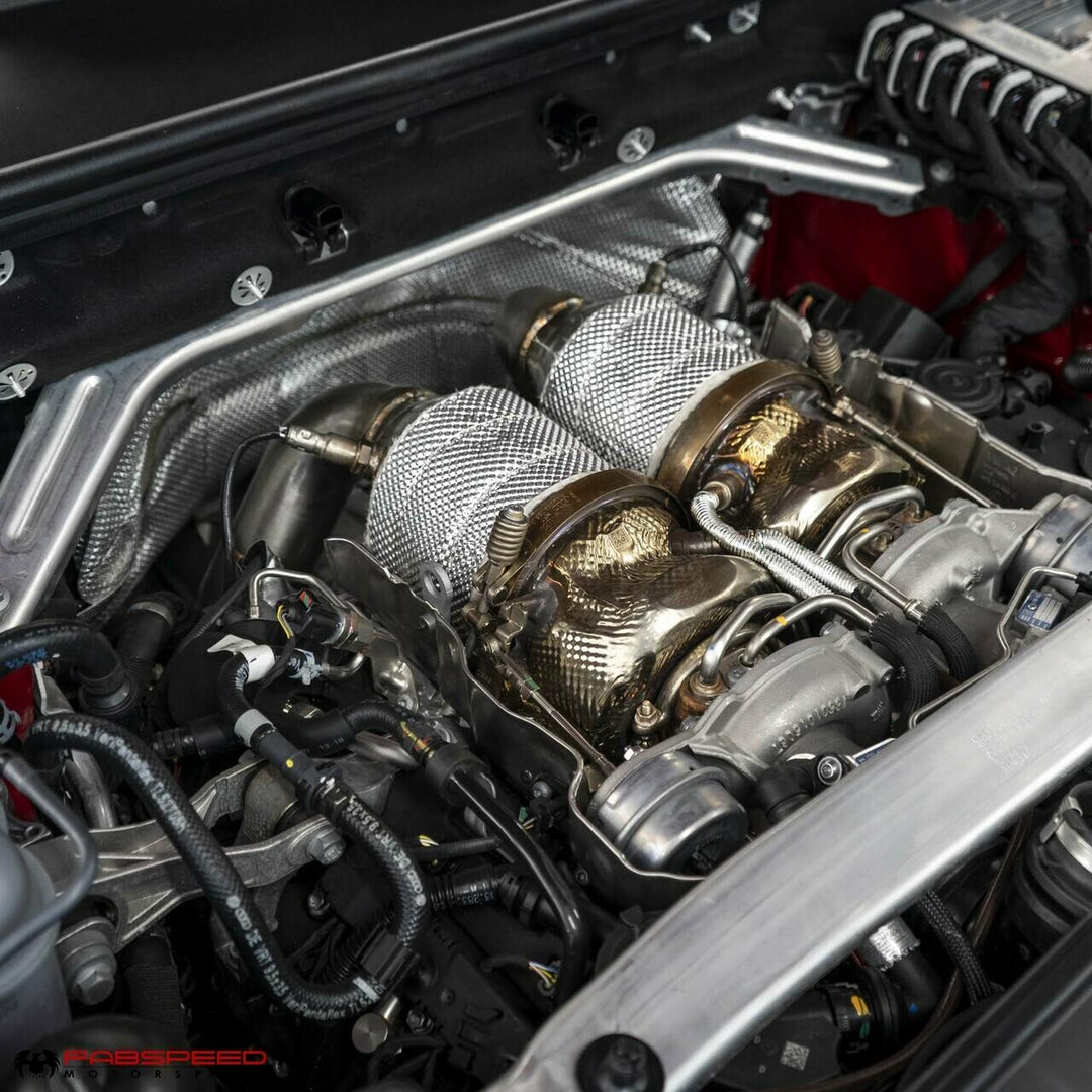 Fabspeed Porsche Cayenne S/GTS/Turbo Sport Catalytic Converters (2019+)