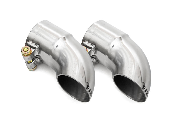 Fabspeed Porsche Competition Slip-On Turndown Tips (2.50"/63.5mm ID) - Fabspeed Exhausts Only