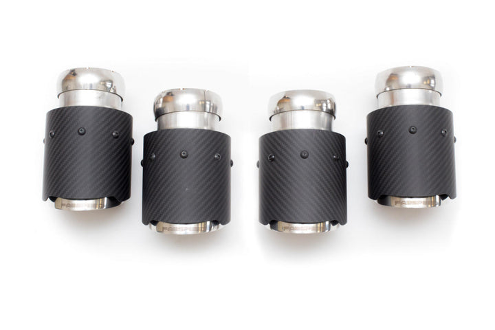 Fabspeed Porsche E3 Cayenne S 2.9L Turbo Deluxe Quad Style Tips