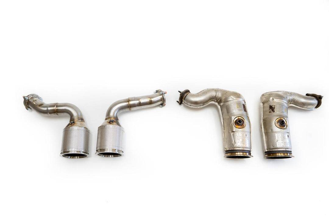 Fabspeed Porsche E3 Cayenne S 2.9L Turbo / Turbo S Primary Sport Catalytic Converters