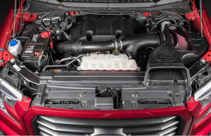 S&B 2015+ Ford F150 / 2017+ Raptor Cold Air Intake w/ Oiled Cleanable Cotton Filter - Burger Motorsports 