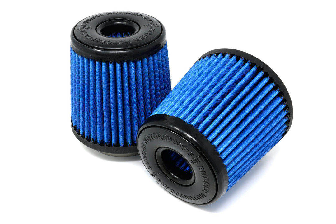 Replacement BMS Kia Stinger / Genesis Inverted Cone Filters and Clamps (Pair)