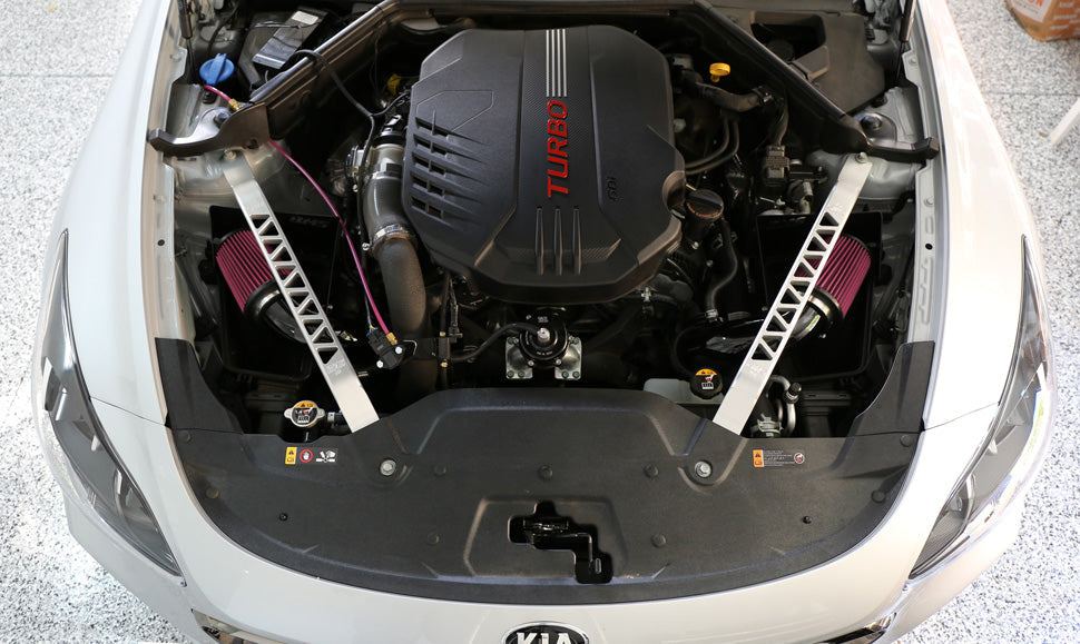 BMS Billet Strut Cross Braces for Kia Stinger (pair) - Burger Motorsports 
