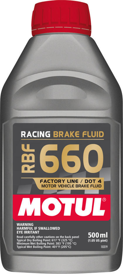 Motul High-Performance Racing Brake Fluid (1/2 Liter)