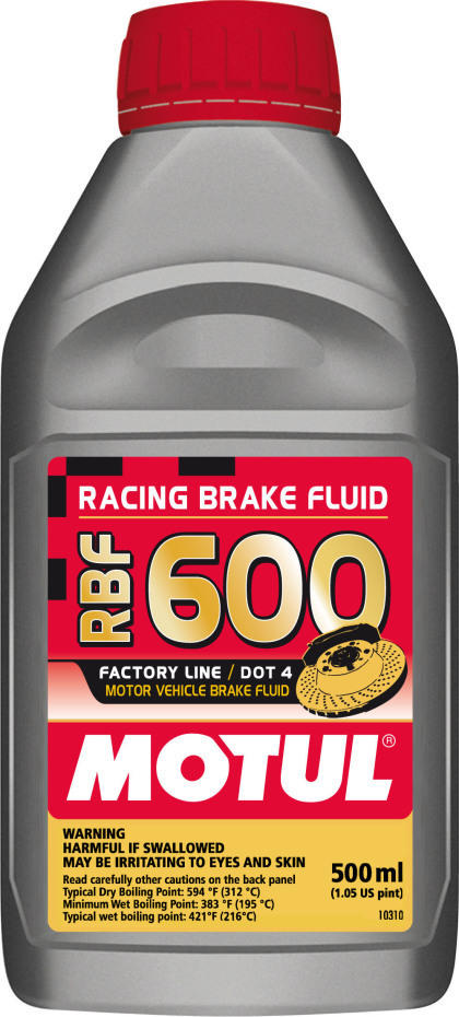 Motul High-Performance Racing Brake Fluid (1/2 Liter)
