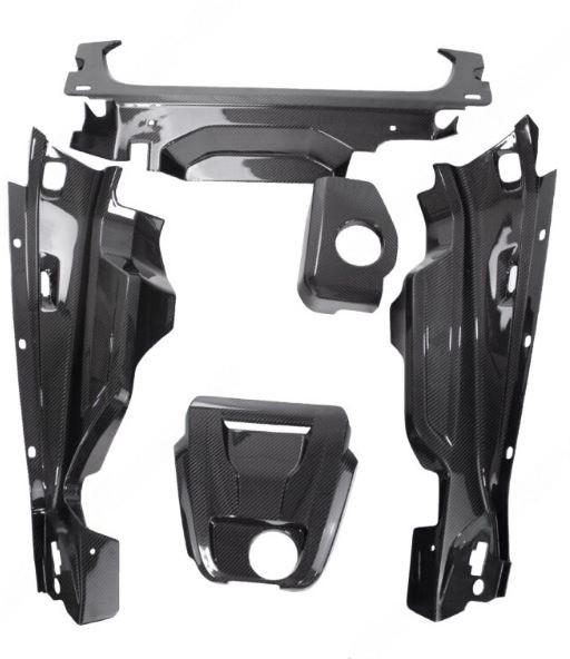 Carbon Fiber 5 Piece Engine Bay Set -  Audi R8 V10 2016-2017